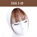 Thin 3D Air  Protein Filament Hair Bangs Straight Neat Bangs Clip in Human Hair Extensions Remy Hair Headband Hand-Made Bangs