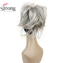 Silver 10-12inch Short Natural Wave Ponytail Hair Extension With Claw Clip in Hairpiece COLOUR CHOICES