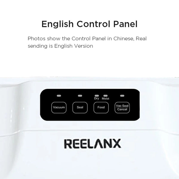 REELANX Vacuum Sealer V1 140W Automatic Vacuum Packing Machine for Food With 15pcs Bags Best Vacuum Packer Sealing Packaging