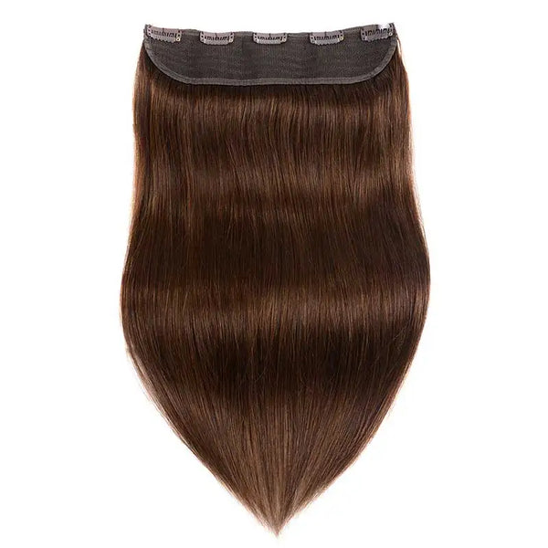 Doreen 100g 120g Blonde Brown Brazilian Machine Made Remy Clip in One Piece Human Hair Extensions  16inch-22inch