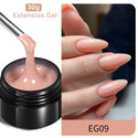 BORN PRETTY 60/30ml Hard Jelly Extension Nail Gel Polish French Nails Nude Pink White Clear Nail Supplies Gel for Extension