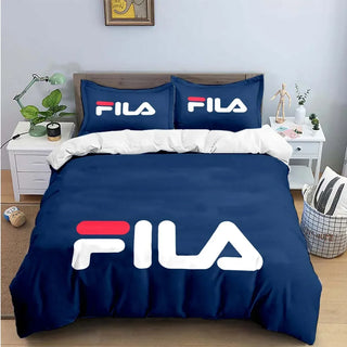 Exquisite F-Fila  Print Bedding Sets Exquisite Bed Supplies Set Duvet Cover Bed Comforter Set Bedding Set Luxury Gift