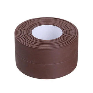 Buy brown For Bathroom Kitchen Accessories Shower Bath Sealing Strip Tape Caulk Strip Self Adhesive Waterproof Wall Sticker Sink Edge Tape