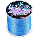 Sougayilang 100M 300M 5 Colors Strong PE Fishing Line 4 Strands Braided Fishing Line Multifilament Durable Fishing Line Pesca