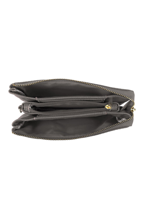 005 - Leather Wallet With Detachable Wristlet