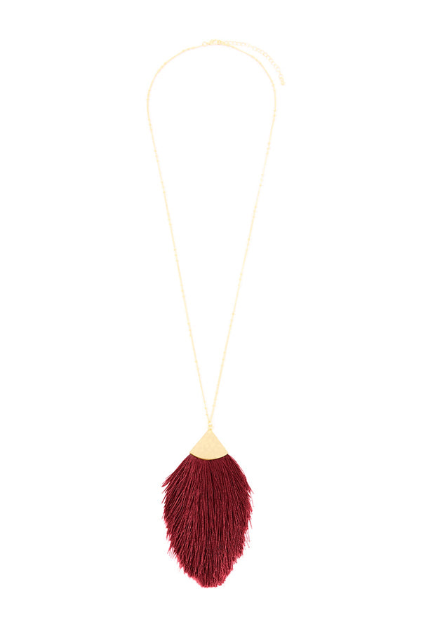 Tassel Pendant Necklace