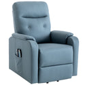 Massage Recliner Chair Electric Power Lift Chairs With Side Pocket, Adjustable Massage and Heating Function for Adults A