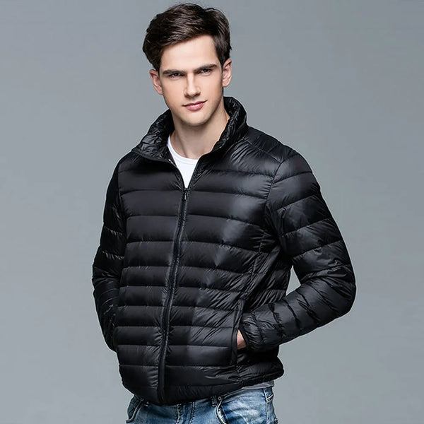 2023 New Hooded Ultralight Quilted Coat for Warm Winter Down Coats Light Puffer Lightweight Down Jackets Men's Jackets Spring