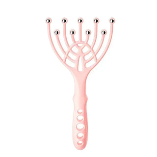 Buy pink Five Finger 9 Claws Steel Ball Head Massager