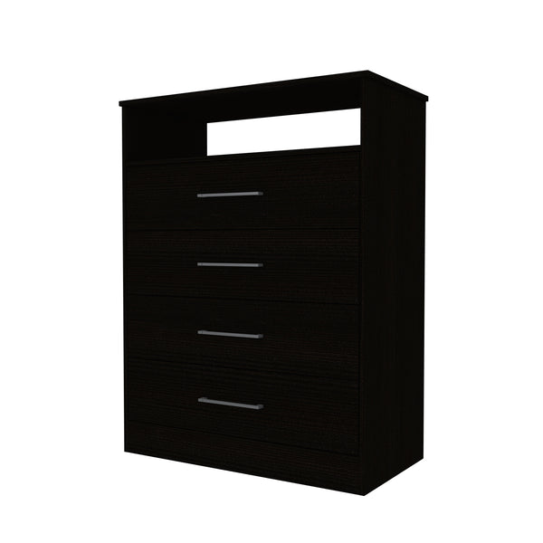 Dresser Atlanta,Four Drawers - Black