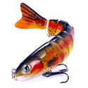 12.8cm-18g Lifelike Multi Jointed Sinking Wobblers Fishing Lures Pike Swimbait Crankbait Minnow Trout Bass Fishing Tackle Baits