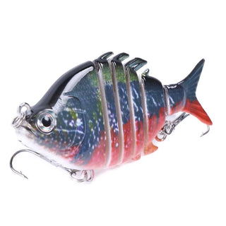 Buy c 63mm 9.3g Lifelike Tilapia Swimbait Fishing Lures Hard Bait Lure With Treble Hook Multi Jointed Lures for Bass Fishing Tackle