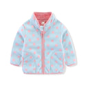 Jumping Meters New Girls Outwears Fleece for Winter Autumn Baby Jackets Coats Flowers Kids Girls Jacket