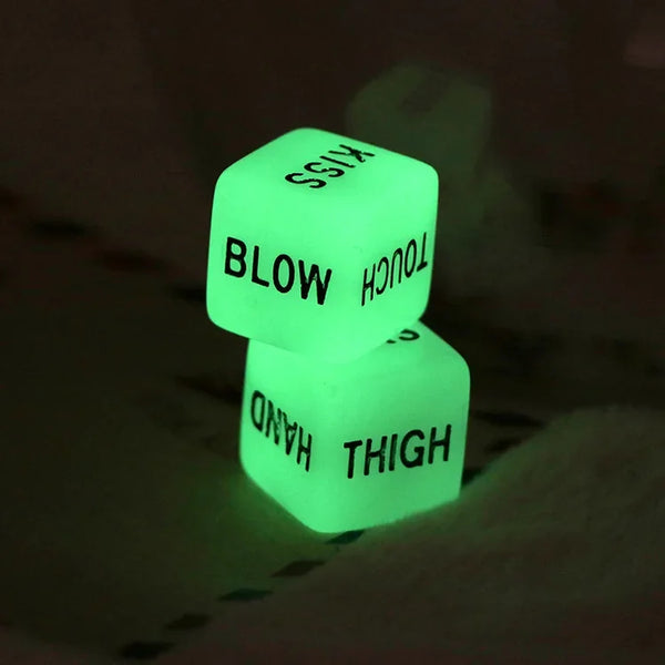 Love Dice Glow Funny Sex Dice Adult Toys Couple Lovers Games Dice Sex Game Adult