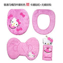 Sanrio Hello Kitty Cute Toilet Seat Cushion Household Paste Toilet Ring Thickened Plus Velvet Toilet Seat Universal Toilet Seat