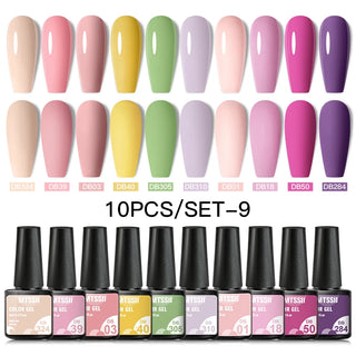 Buy zh20022 10/12pcs Spring Macaron Nail Gel Polish Set