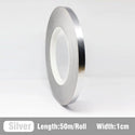 50M Self-Adhesive Tile Sticker Tape Gold Silver Floor Waterproof Wall Gap Sealing Strip Tile Beauty Seam Sticker Home Decoration