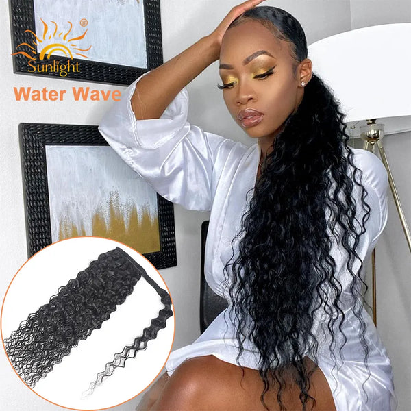 Afro Kinky Curly Ponytail Human Hair Ponytail Extensions Wrap Around Ponytail Kinky Straight Remy Brazilian Hair Ponytails Curly