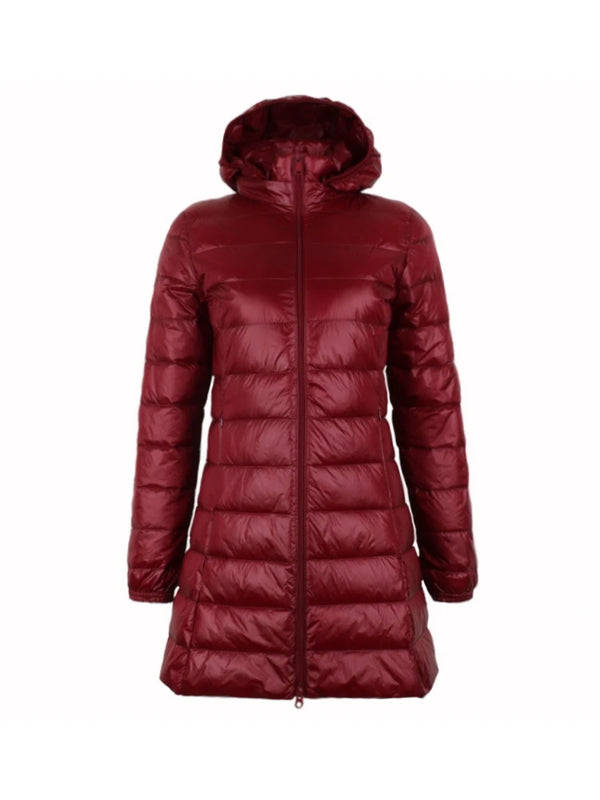 NewBang Plus 8XL 7XL Ladies Coats Long Winter Hat Detachable Down Jacket Ultra Light Down Jacket Women Hooded Female Warm Coat