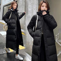 2023 Autumn and Winter Women's Korean Style Mid-Length Down Jacket Loose Parka Coat Women's Coat Winter Coat