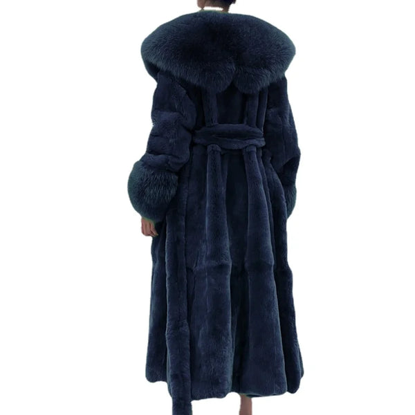 5XL Slim Overcoat Mink Coats Women Faux Fur Long  Winter Thick Mink Fur Coat Female Fur Jackets Long Ladies Parkas Oversize