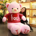 100cm Plush Toy Teddy Bear Giant  T Shirt Soft Stuffed Animals Pillow Dolls Grilfriend Kids Wife Birthday Valentines Day Decor