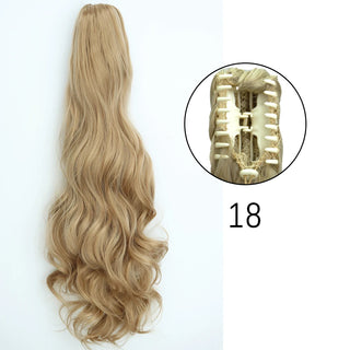 Buy w-18 Claw Clip on Ponytail Hair Extensions