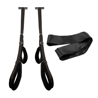 Buy swing-with-blindfold Door Swing Adjustable Sex Swing BDSM Games Sex Bondage Swing Spreader Leg Open for Women Adult Sex Toys for Couple Sex Flirting