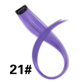 Buy 21 Alileader Clip on Hair Extension 57Color Ombre Straight Hair Extension Clip in Hairpieces High Temperature Faber Hair Pieces