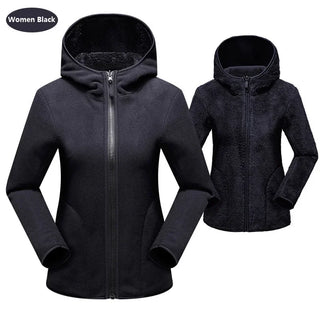 Buy women-black-grey Unisex Reversible Hoodie