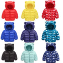 Warm Toddler Boys Jackets Autumn Winter Long Sleeve Hooded Character Pattern Children Outerwear Coats Kids Clothes