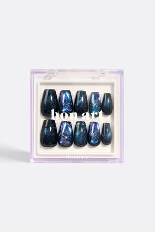 Sapphire Stardust | Pro Handmade Gel Nails