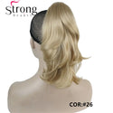 Hair Extension Synthetic Lady Wowen Wavy Dual Use Claw Clip Ponytail Pony Tail Hair Extension Hairpiece COLOUR CHOICES