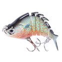 63mm 9.3g Lifelike Tilapia Swimbait Fishing Lures Hard Bait Lure With Treble Hook Multi Jointed Lures for Bass Fishing Tackle