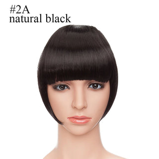 Buy 2a BENEHAIR Fake Bangs Synthetic Blunt Bang Clip in Hair Extension Women Blunts Fringe Hair Black Brown Bangs 2 Clips In