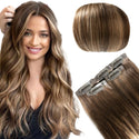 Kayla PU Seamless Clip in Hair Extensions 30g 5pcs Invisible Hidden Clip Ins 100% Human Hair