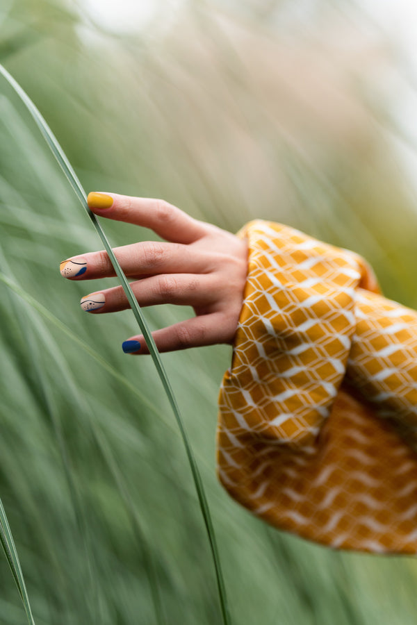 Tangerine Garden | Soft & Durable Press-On Nails