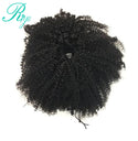 Riya Hair Drawstring Afro Kinky Curly Ponytail Human Hair Brazilian Clips in Remy Hair Extensions Pony Tail for Black Women