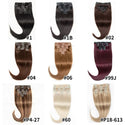 MRSHAIR Clip in Hair Extension Human Hair Real Natural Clip in Hair Extension Double Weft Full Head 7PCS Clip Ins for Add Volume