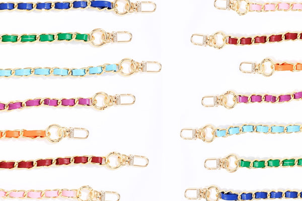 Audrey Chain Long Gold - Red