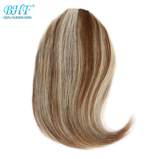 Buy p6-613-color-b BHF Human Hair Bangs 8inch 20g Front 3 Clips in Straight Remy Natural Human Hair Fringe All Colors