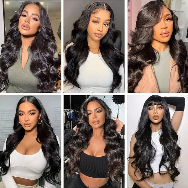 Body Wave 100% Brazilian Clip in Hair Extensions Human Hair 8Pcs Remy Hair Extensions Clip Ins for Women With 18Clips 120g