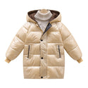 2023 Winter Girls Down Jackets Autumn Fashion Boys Warm Down Jacket Kids Hooded Outerwear High Quality Children Snowcoat Coats