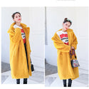 New Women Long Loose Winter Faux Fur Coat Soft Women Street Style Faux Leather Coats