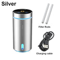 DINPHONE Car Air Humidifier Aluminium Alloy Essential Oils Diffuser 300ml Air Freshener for Auto Home Office Accessories