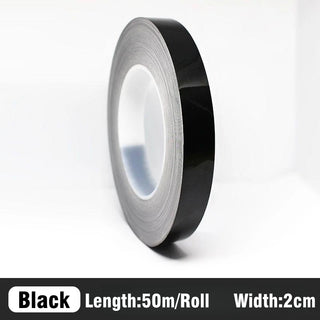 Buy 2cm-black 50M Self-Adhesive Tile Sticker Tape Gold Silver Floor Waterproof Wall Gap Sealing Strip Tile Beauty Seam Sticker Home Decoration