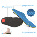 High Quality Severe Flat Feet Insoles Orthotic Arch Support Foot Massage Inserts Orthopedic Shoes Insoles Heel Pain  Men Woman