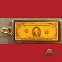 2 Vintage 1970s 100 Hundred Dollar Bill Keychain Fob, So Nostalgic!