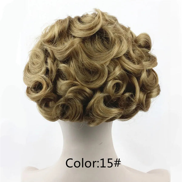 StrongBeauty Women's Chignon Combs Easy Clip to Hair Big Hair Bun Synthetic Wig 13 Color