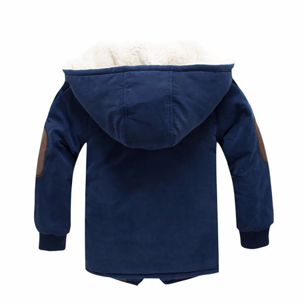 Boys Blue Winter Coats & Jacket Kids Zipper Jackets Boys Thick Winter Jacket High Quality Boy Winter Coat Kids Clothes